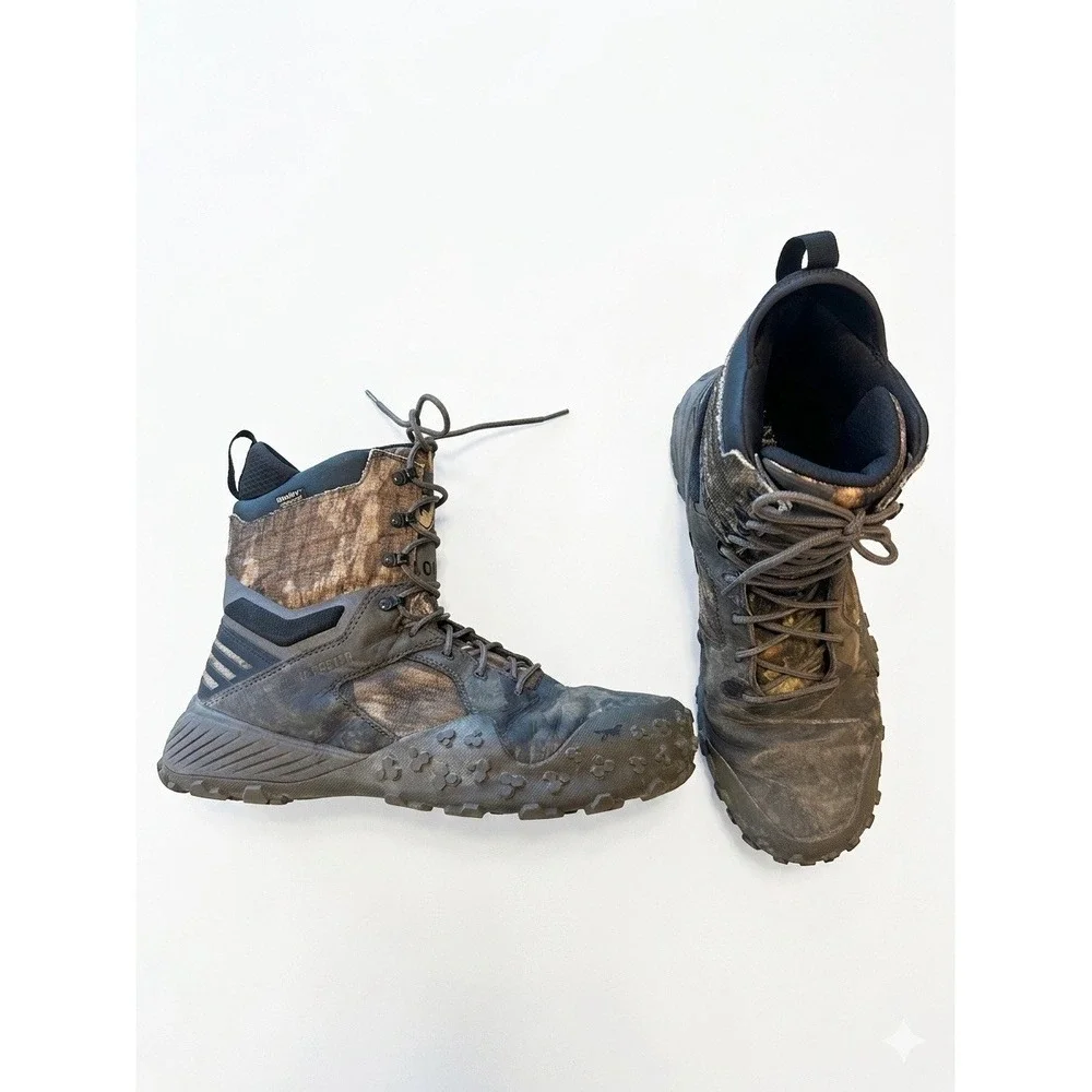 Irish Setter Boots Men Camo Size 13 VAPRTREK 3943 Insulated Waterproof Hunting